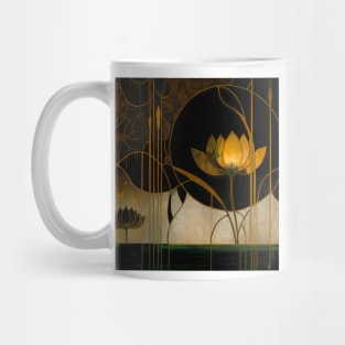 Flower and gold Mug